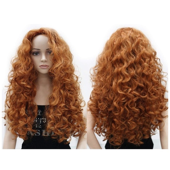 22” Long Curly Wavy Full Head Wig - Picture 4 of 6